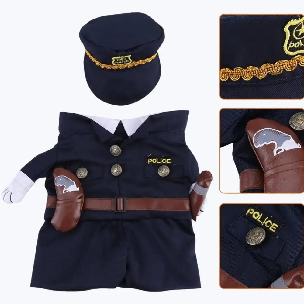 Costume policier pour chat