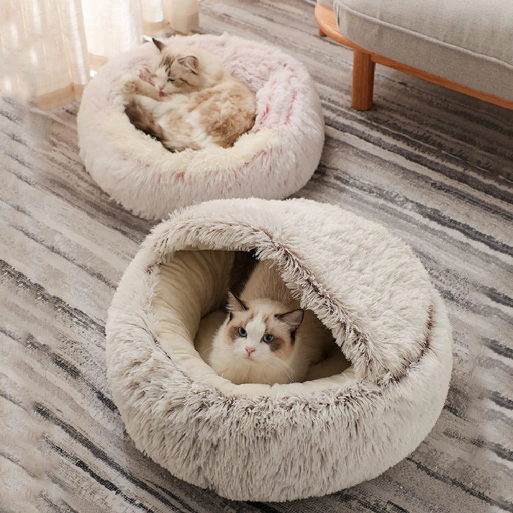 PELUCHE POUR ANIMAL iSunday Banana Peel Cat House Tapis de lit mignon  Coussin de rembourrage en peluche douce pour chats chatons1146 - Cdiscount