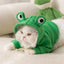 Costume chat à capuche grenouille