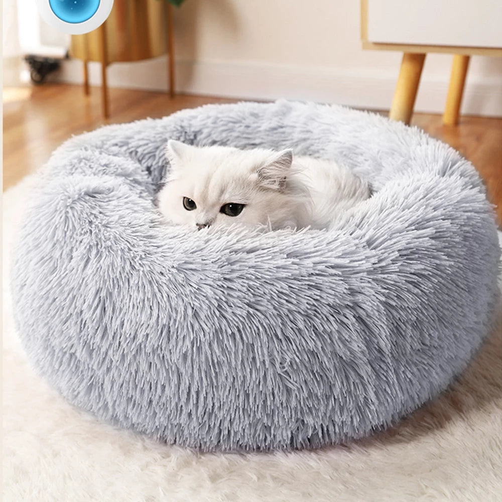 Lits ronds pour chats Maison Soft Long Peluche Meilleur lit pour