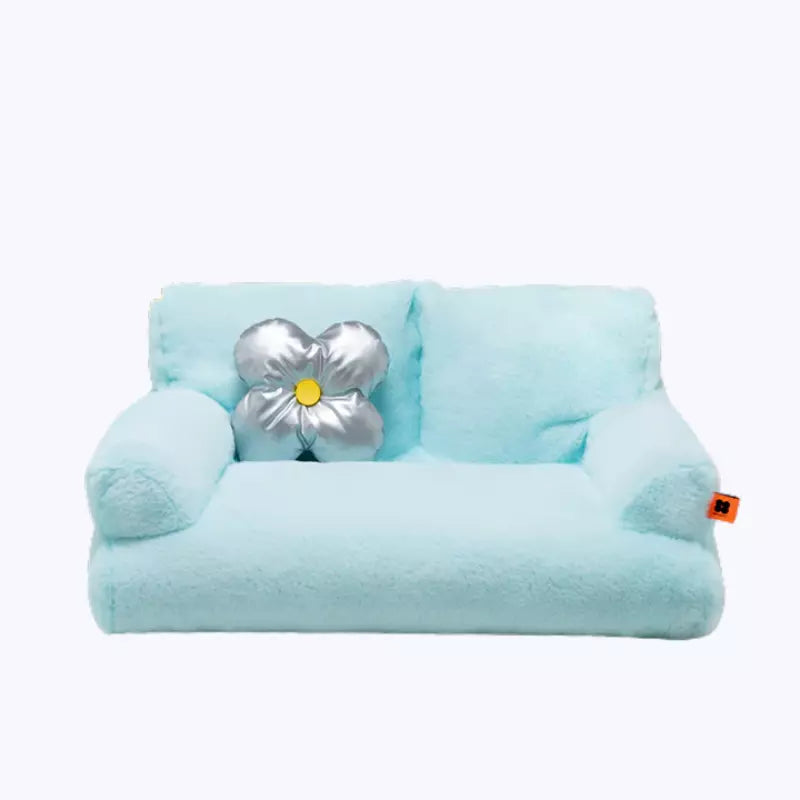 Sofa pour chat bleu