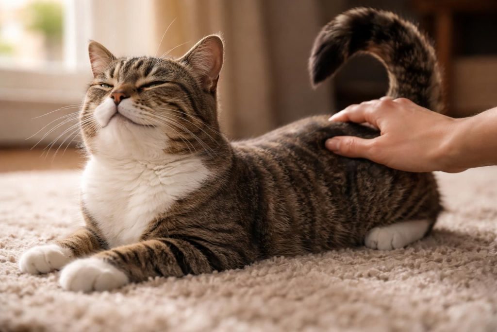 découvrez pourquoi les chats lèvent leur derrière lorsqu'on les caresse, un comportement affectueux et mystérieux qui révèle leur bien-être et leur confiance.
