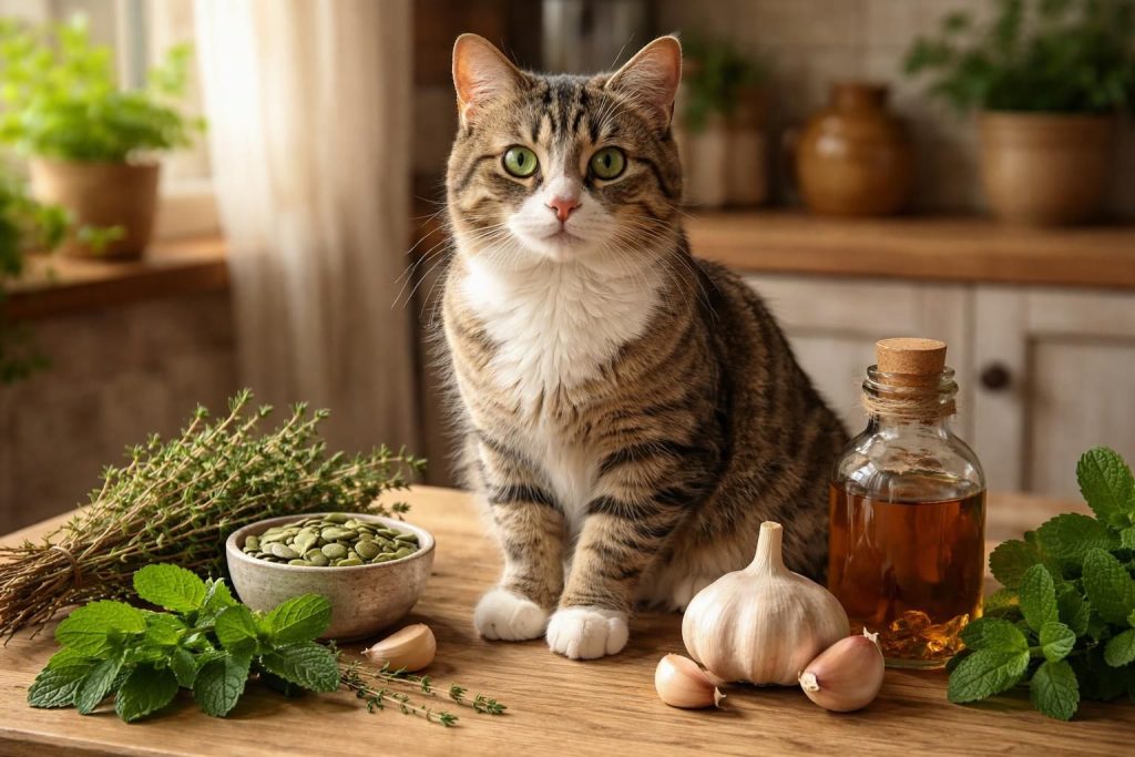 découvrez le vers chat traitement, un vermifuge naturel de grand-mère efficace pour éliminer les parasites de votre chat en douceur, avec des remèdes traditionnels et sûrs.